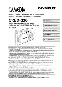 Notice OLYMPUS CAMEDIA D230 相机
