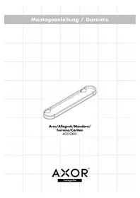 Notice Hansgrohe AXOR TERRANOX Pomme de douche