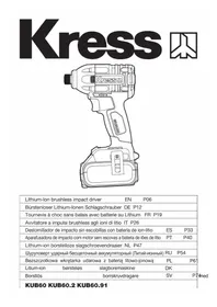 Notice KRESS KUB60.2 Visseuse