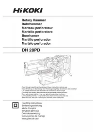 Notice HiKOKI DH28PD Hamer