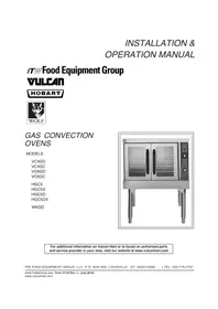 Notice Vulcan VC66GD Oven