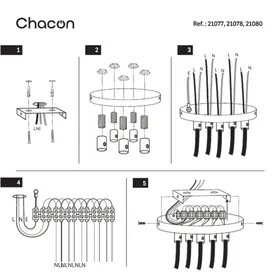 Notice CHACON 21080 Éclairage