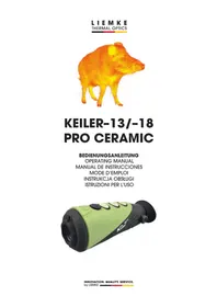 Notice LIEMKE KEILER13 PRO Binoculars
