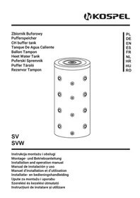 Notice KOSPEL SVW500 Kocioł
