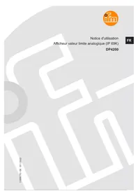 Notice IFM DP4200 Afficheur électronique industriel