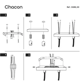 Notice CHACON 21062 Éclairage