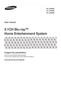 Notice SAMSUNG HTJ4550K Lecteur blu-ray