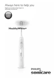 Notice PHILIPS SONICARE HEALTHYWHITE+ HX8912 Elektrika dentobroso