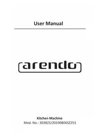 Notice Arendo 303825 Robot ménager