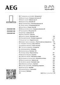 Notice AEG DGK5661HM Campana extractora