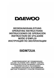 Notice DAEWOO 50DM72UA TELEVISOR