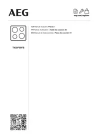 Notice AEG TI63IF00FB Cuina