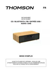 Notice THOMSON TH388688 Hi-Fi rendszer