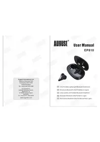 Notice August EP810 Bouchon d'oreille