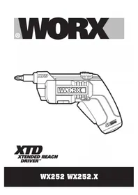 Notice WORX WX252.2 Visseuse