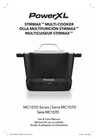 Notice PowerXL STIRMAX MC107D1GPC Appareil multi-cuisson