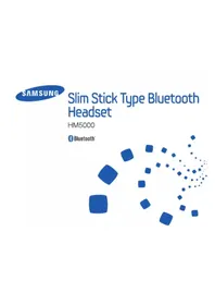 Notice SAMSUNG HM5000 Casque audio