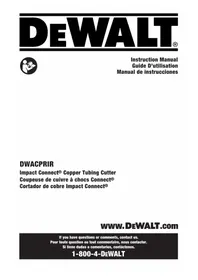 Notice DEWALT DWACPRIR Outils électriques
