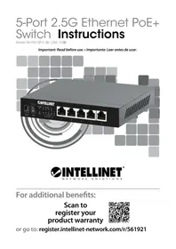 Notice Intellinet 561921 Switch