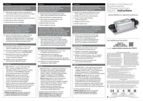 Notice Intellinet 509213 Injecteur de réseau Ethernet