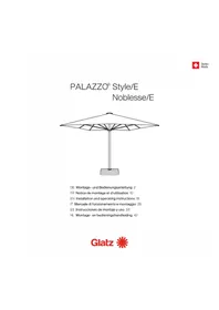 Notice Glatz PALAZZO NOBLESSE Ombrellone