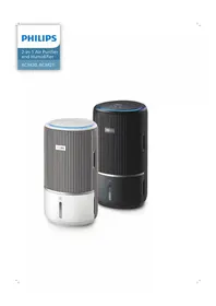 Notice PHILIPS AC3420 Пречиствател на въздух