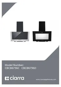 Notice CIARRA CBCB6736C Hotte