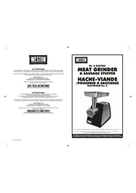 Notice Weston 330801W Hachoir