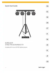 Notice BEHRINGER STAGE TRI LED BUNDLE ST1 照明
