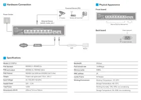 Notice Cudy GS1008PS2 Commutateur