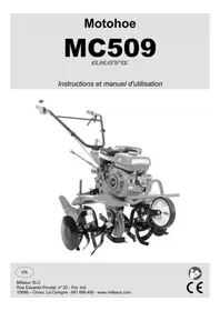 Notice Anova MC509 Motoculteur