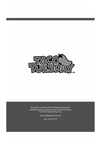 Notice Taco Tuesday TTEQM10RD Appareil de cuisson électrique