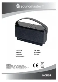 Notice Soundmaster HORST Tragbares Radio