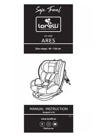 Notice Lorelli ARES Siège de voiture