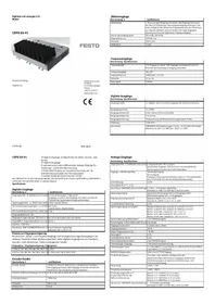 Notice Festo CDPXEAV1 Controlador Lógico Programable