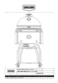 Notice Grill Guru ELITE LARGE Barbecue