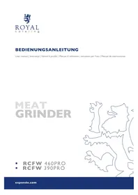 Notice Royal Catering RCFW 390PRO Kødhakker