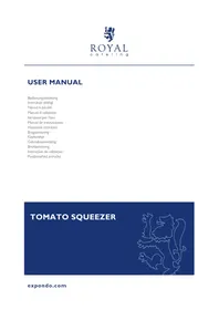 Notice Royal Catering RCSQ01E Juicemaskine