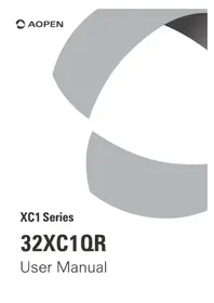 Notice AOPEN 32XC1QR P Moniteur