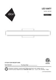 Notice ELAN ROWAN 83759 Éclairage