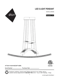 Notice ELAN CRUSHED ICE 83496 Éclairage