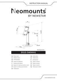 Notice NeoMounts DS15540WH1 Support de téléphone