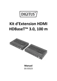 Notice Digitus DS55523 Extension audio/video