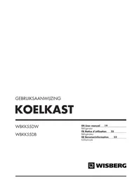 Notice Wisberg WBKK55DW Congélateur