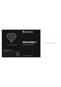 Notice Genesis ZIRCON 660 PRO Souris