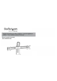 Notice StarTech.com 2MC1SMONITORSTAND Support écran plat