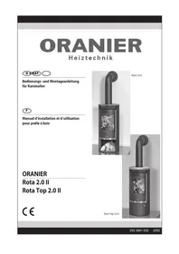 Notice ORANIER ROTA 2.0 II Poêle