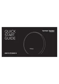 Notice HARMAN KARDON ONYX STUDIO 9 Haut-parleur