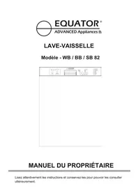 Notice Equator WB 82 Lave-vaisselle