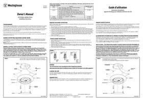 Notice WESTINGHOUSE MAKIRA 6133700 Éclairage